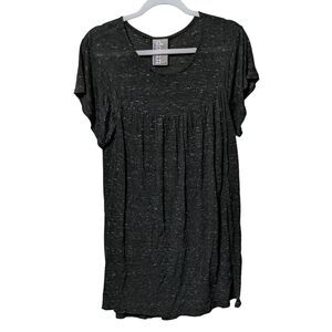 NWOT Dolan speckled dolman sleeve black white tunic dress size XS petite